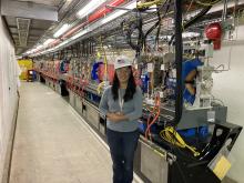 Kay Perry standing in front of the Sector 24 module